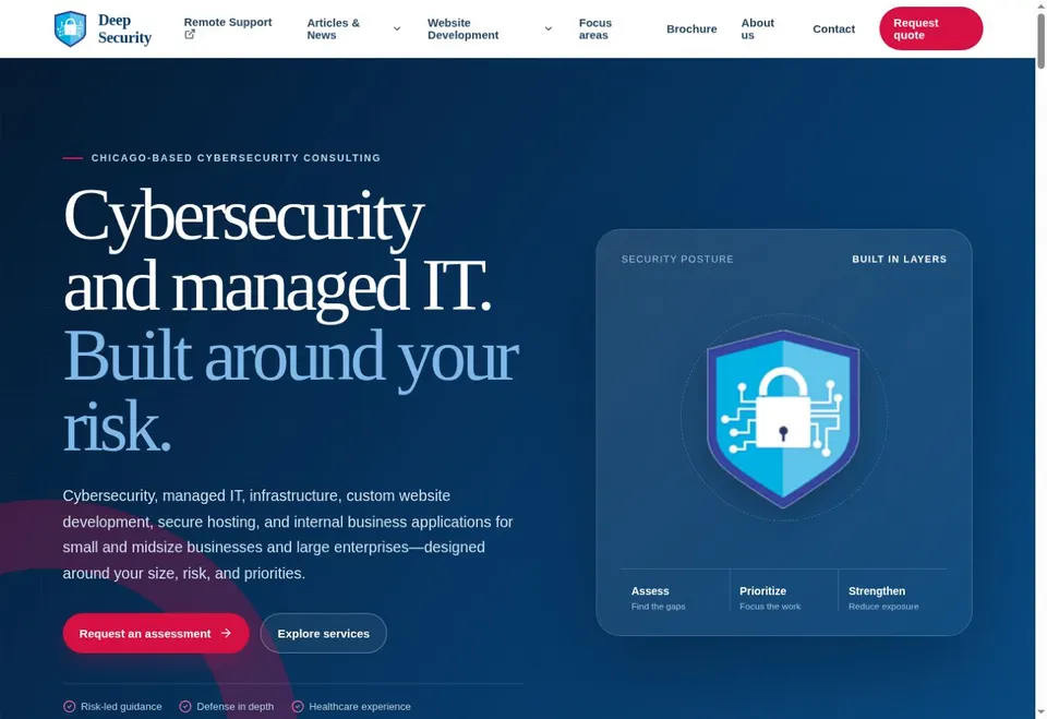 Deep Security — homepage preview